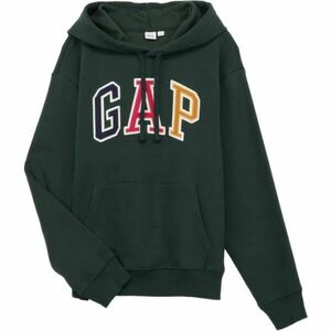GAP LOGO Női pulóver, sötétzöld, méret kép