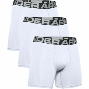 Under Armour UA CHARGED COTTON 6IN 3 PACK Férfi boxeralsó, fehér, méret kép