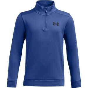 Under Armour ARMOUR FLEECE 1/4 ZIP Fiú pulóver, kék, méret kép