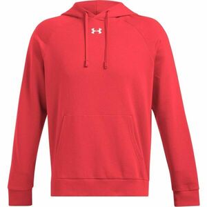 Under Armour RIVAL FLEECE HOODIE Férfi pulóver, piros, méret kép