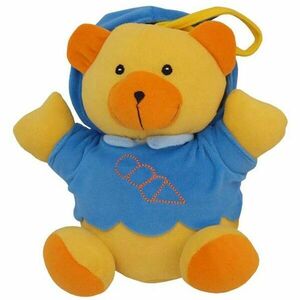 BABY MIX LITTLE BEAR Plüssjáték játékszerkezettel, barna, méret kép
