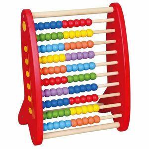 VIGA ABACUS Fa számoló, piros, méret kép