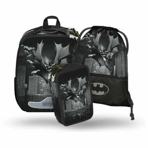 BAAGL 3 SET SHELLY BATMAN DARK CITY Iskolai szett, fekete, méret kép