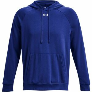 Under Armour RIVAL FLEECE HOODIE Férfi pulóver, kék, méret kép