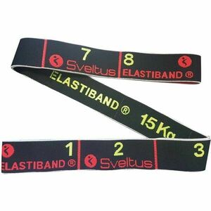 SVELTUS ELASTIBAND 15 KG Erősítő gumiszalag, fekete, méret kép