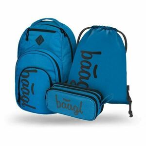 BAAGL 3 SET COOLMATE OCEAN BLUE Iskolai szett, kék, méret kép