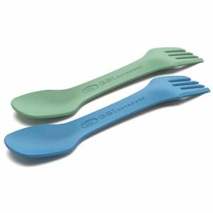 GSI Outdoors TEKK TANDEM SPORK SET Evőeszköz készlet, zöld, méret kép