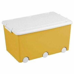 TEGA TOY BOX Játékdoboz, sárga, méret kép