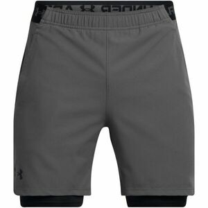 Under Armour VANISH WOVEN 2IN1 STS Férfi rövidnadrág, sötétszürke, méret kép