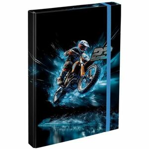 BAAGL MOTORBIKE Füzettartó box A4, fekete, méret kép
