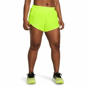 Under Armour FLY BY 3'' Női rövidnadrág, sárga, méret kép