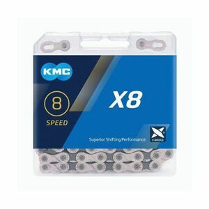 KMC X8 Lánc, ezüst, méret kép