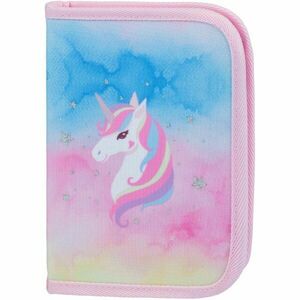 BAAGL CLASSIC CASE RAINBOW UNICORN Klasszikus iskolai tolltartó, rózsaszín, méret kép