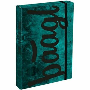 BAAGL JUMBO OCEAN Füzettartó box A4, sötétzöld, méret kép