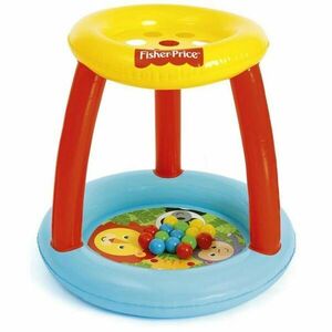 FISHER PRICE FELFÚJHATÓ JÁTÉKKÖZPONT Gyerek felfújható játékközpont lyukakkal labdák számára, mix, méret kép