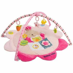 BABY MIX BUNNY Játszószőnyeg játékhíddal, rózsaszín, méret kép