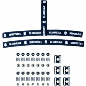BLINDSAVE ORIGINAL STRAPS & BUCKLES Maszkhoz való rögzítőkészlet, fekete, méret kép