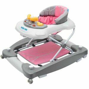 BABY MIX WALKER Bébikomp hintával, sötétszürke, méret kép