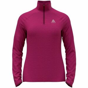 Odlo W MIDLAYER 1/2 ZIP RUN EASYWARM Női felső futáshoz, rózsaszín, méret kép