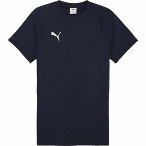 Puma TEAMEVOSTRIPE TEE Férfi póló, sötétkék, méret kép