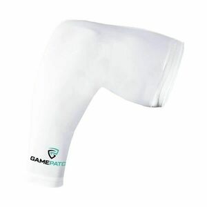 GAMEPATCH COMPRESSION ARM SLEEVE Kompessziós uniszex karvédő, fehér, méret kép