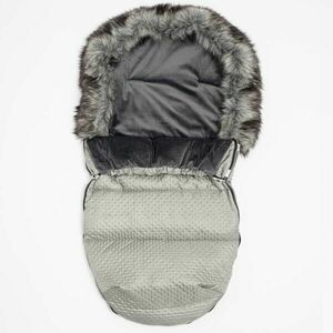 NEW BABY LUX FLEECE Téli bundazsák, szürke, méret kép