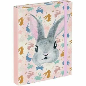 BAAGL BUNNY Füzettartó box A5, rózsaszín, méret kép