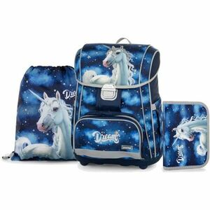 Oxybag UNICORN Iskolai szett, sötétkék, méret kép