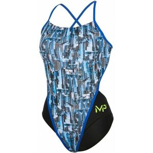 Női fürdőruha michael phelps city open back multicolor/black 26 kép
