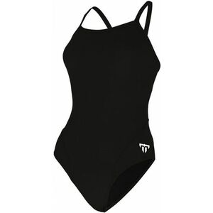 Női fürdőruha michael phelps solid mid back black/white 30 kép