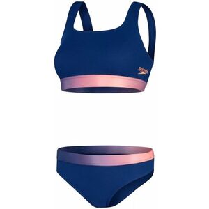 Speedo textured deep u-back 2 piece ammonite/coral/miami lilac 3xl - kép