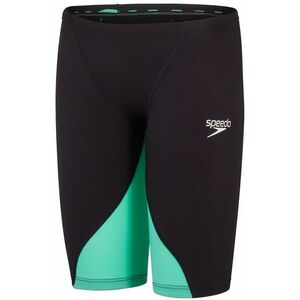 Speedo fastskin lzr ignite jammer boy black/green glow 140 cm kép