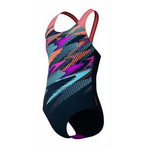 Speedo digi placement splashback black/multi 140cm kép