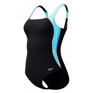 Speedo shaping lunalustre printed 1 piece black/arctic xl - uk38 kép