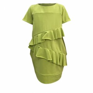 Lányok ruha JANA POLAK (O)(Z) Frill girl limet kép