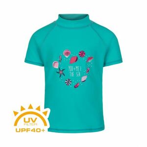 Lány úszó póló COLOR KIDS T-shirt w. print-atlantis kép