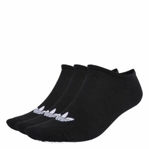 Zokni ADIDAS ORIGINALS 3 PACK-TREFOIL LINER-S20274-BLACK BLACK WHITE kép