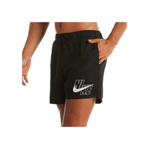 Férfi fürdőruha NIKE SWIM NIKE LOGO LAP 5 inch BLACK-BLACK kép