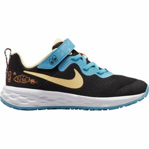Fiú sportcipő (edzés) NIKE Revolution 6 black total orange melon tint kép