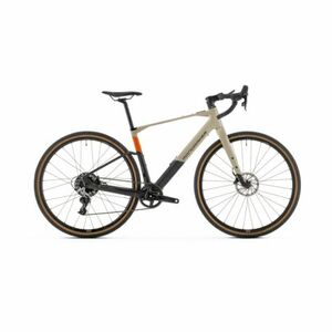 Kavicsos elektromos kerékpár MONDRAKER Dusty R, desert grey orange carbon kép