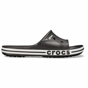 Flip papucs (strandcipő) CROCS Bayaband Slide U black white kép