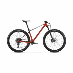 Mountain bike MONDRAKER Chrono Carbon DC, flame red vortex grey racing silver kép