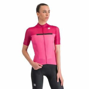 Rövid ujjú női kerékpáros mez SPORTFUL Pista w jersey, carmine rose cyclamen kép