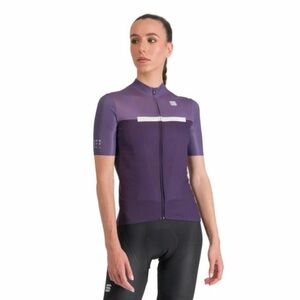 Rövid ujjú női kerékpáros mez SPORTFUL Pista w jersey, nightshade mulled grape kép