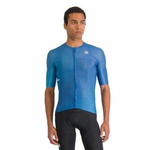 Rövid ujjú férfi kerékpáros mez SPORTFUL Light jersey, blue denim kép