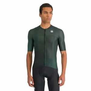 Rövid ujjú férfi kerékpáros mez SPORTFUL Light jersey, shrub green kép