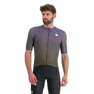 Rövid ujjú férfi kerékpáros mez SPORTFUL Rocket jersey, beetle mulled grape kép