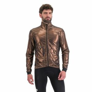 Férfi kerékpáros kabát SPORTFUL Giara packable jacket, metal bronze kép