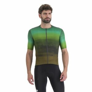 Rövid ujjú férfi kerékpáros mez SPORTFUL Flow supergiara jersey, nightshade dark gold kép