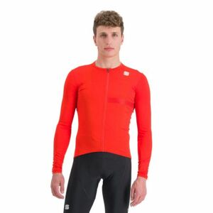 Férfi kerékpáros mez, hosszú ujjal SPORTFUL Matchy long sleeve jersey, chili red kép